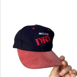 Vintage molson dry wool cap
